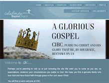 Tablet Screenshot of calahondabaptistchurch.org